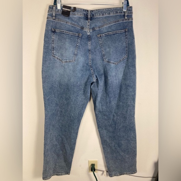 See Thru Soul Jeans High Rise Relaxed Straight Size 34 - Picture 2 of 7